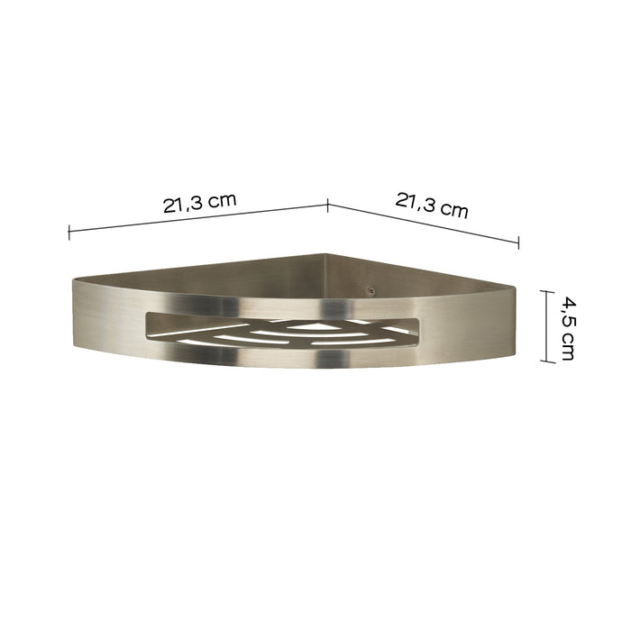 GEDY 24793800000 NERVA Portaobjetos Angular Cepillado