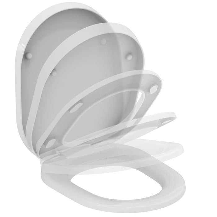 IDEAL STANDARD K706101 TONIC Tapa Asiento Caída Amortiguada Blanco