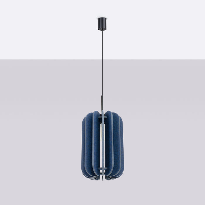 SOLLUX SL.1859 Lámpara colgante MULA 27 azul marino azul marino/negro