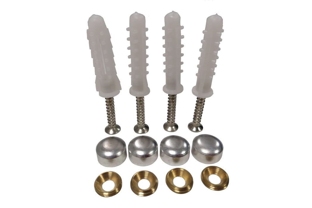 ARCOBAÑ 16JTCA  Juego 4 Tornillos Cestas Aluminio