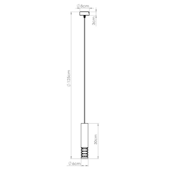 SOLLUX SL.1686 Lámpara colgante LAMI 1 blanca blanco