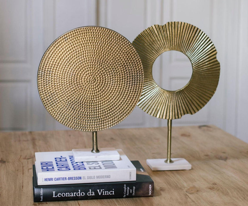 ANDREA HOUSE AX70223 Estatua Aluminio Calypso 28x10x38 CM