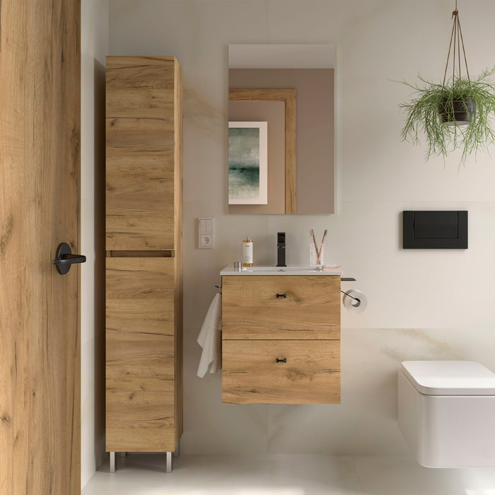 SALGAR INARA Furniture Set 2C Reduced Depth Roble África