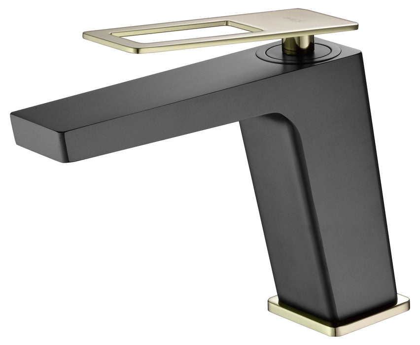 IMEX BDC032-1NGOLD SUECIA Black Gold Shine Sink Faucet