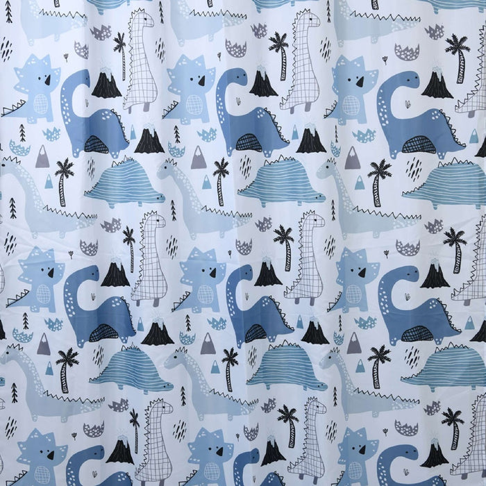 GEDY TTE13631800 Cortina 180X200 cm Blanco-Azul