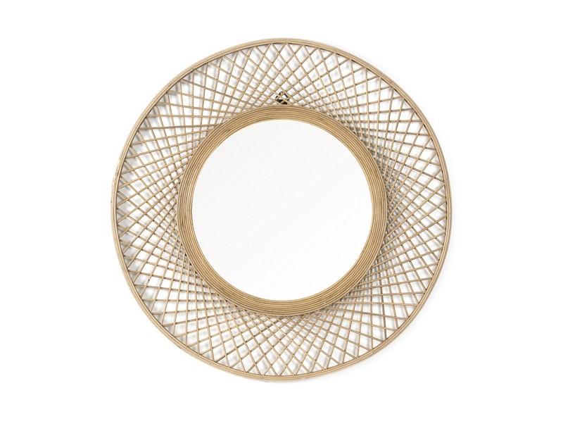 ANDREA HOUSE AX70237 Espejo De Bambú Y Madera