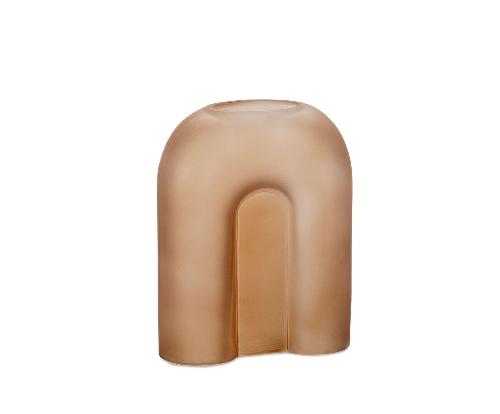 ANDREA HOUSE CR22067 Florero Rainbow Vid.Marrón 16X7X20