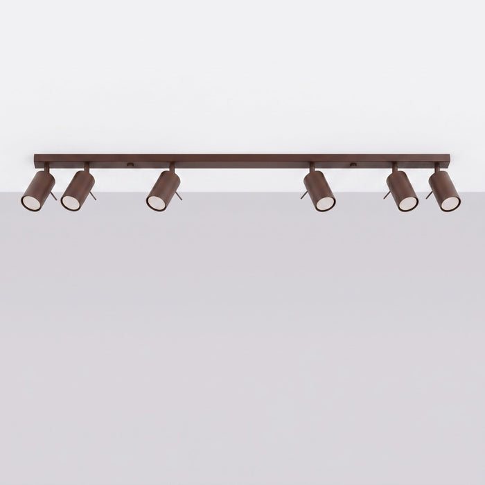 SOLLUX SL.2200 Plafón RING 6L marrón