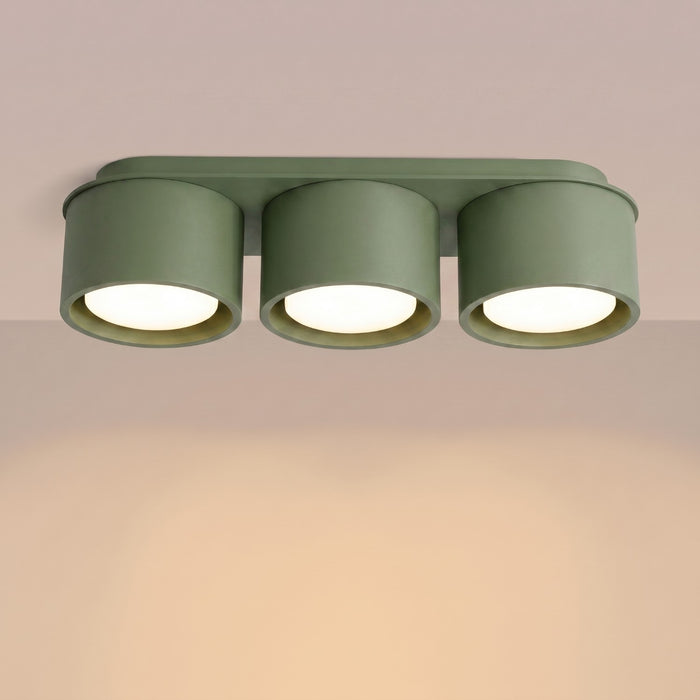 SOLLUX SL.2464 Plafón MODO 3 verde oliva Gx53