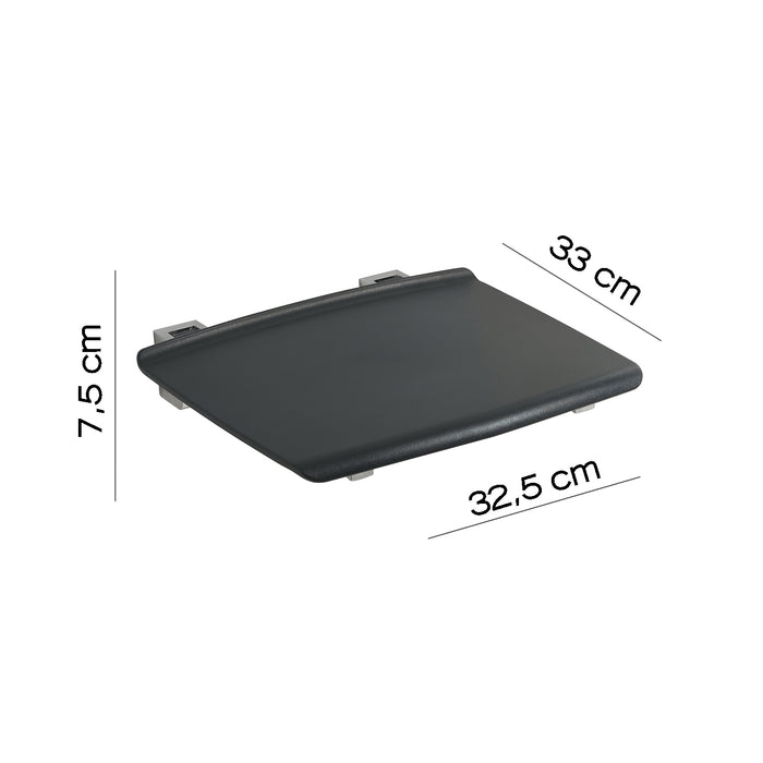GEDY 21828500000 TIP Asiento para ducha abatible antracita