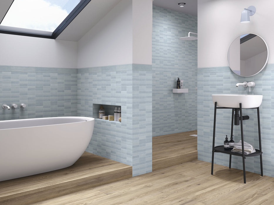 CARMEN A040929 INCISION ACQUARELLA ACQUA 20X20 Azulejo Esmaltado