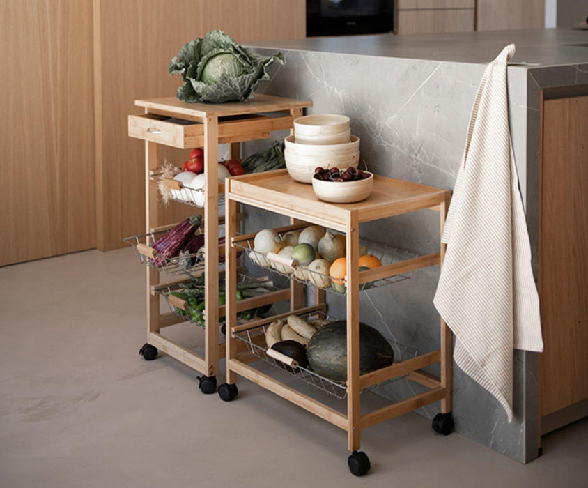 ANDREA HOUSE CC72006 Carro Verdulero Bandeja 49x33x60 CM