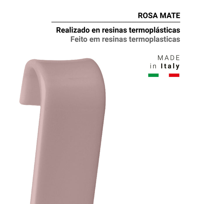 GEDY 20251000900 MERLINO Percha colgable para radiador rosa mate