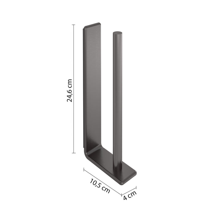GEDY A9240281000 IL GIGLIO Portarrollo de reserva gun metal