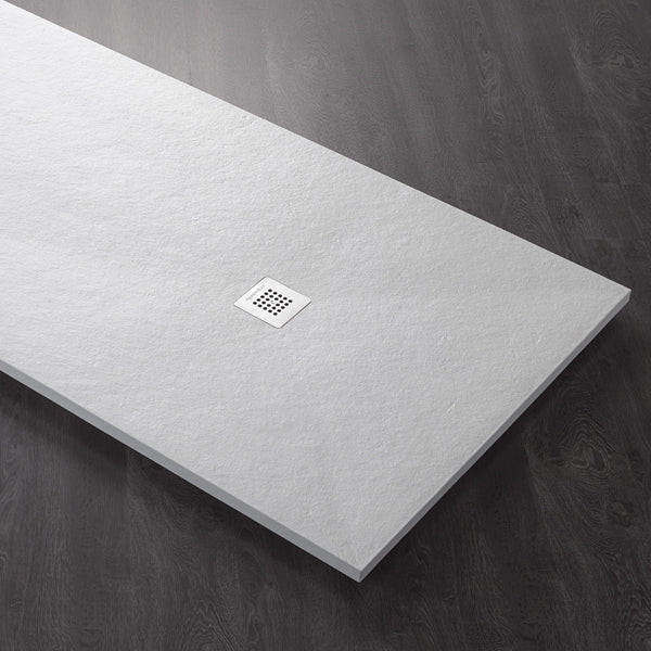 ACQUABELLA BASE Plato de Ducha Textura Slate Color Blanco