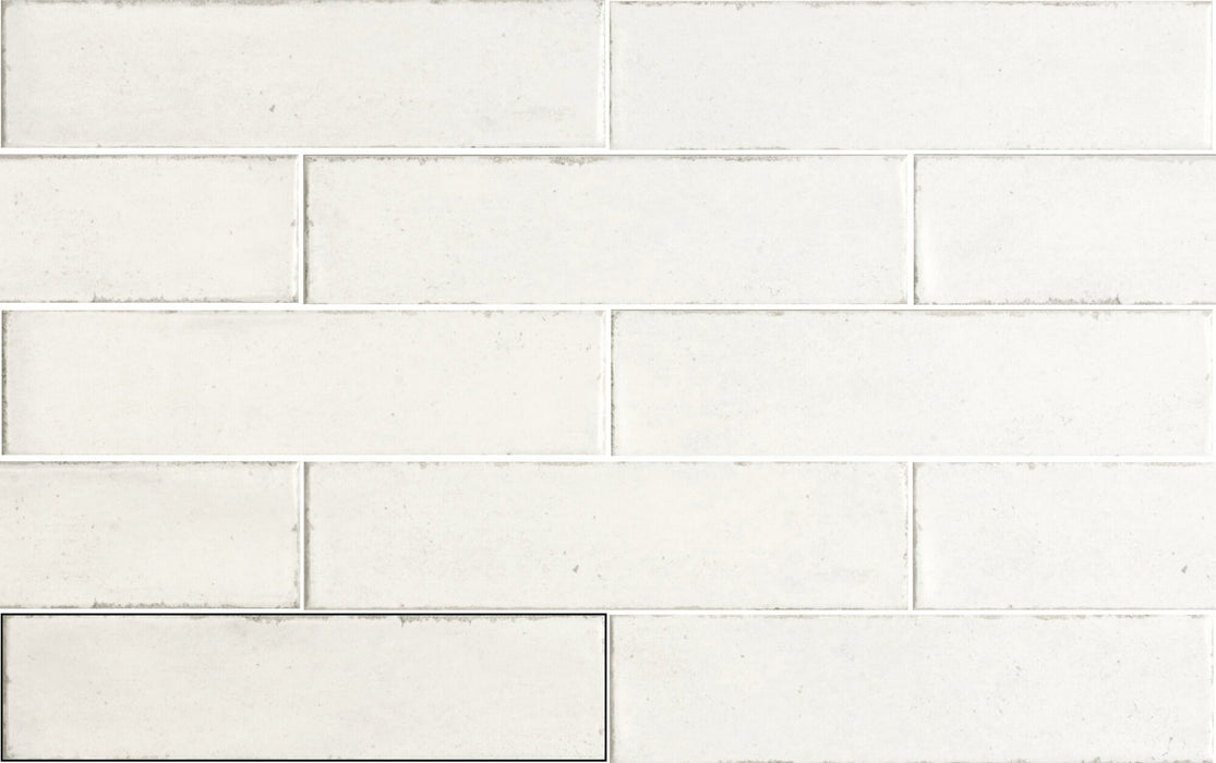 APE A031477 CALPE WHITE 7.5x30 White Paste Tile