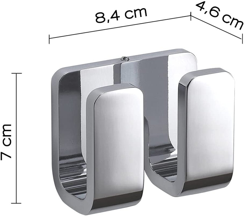 GEDY 32281300000 OUTLINE Percha Doble Cromo