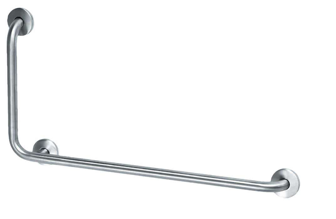 MEDICLINICS BAI090CS Bar Angle 90 Left Matte Stainless Steel