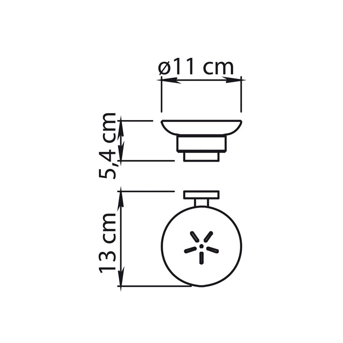 GEDY FJ113800000 FUJI Jabonera Cepillado