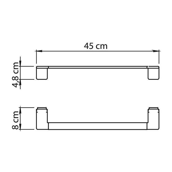 GEDY A9214513000 IL GIGLIO Toallero Cromo