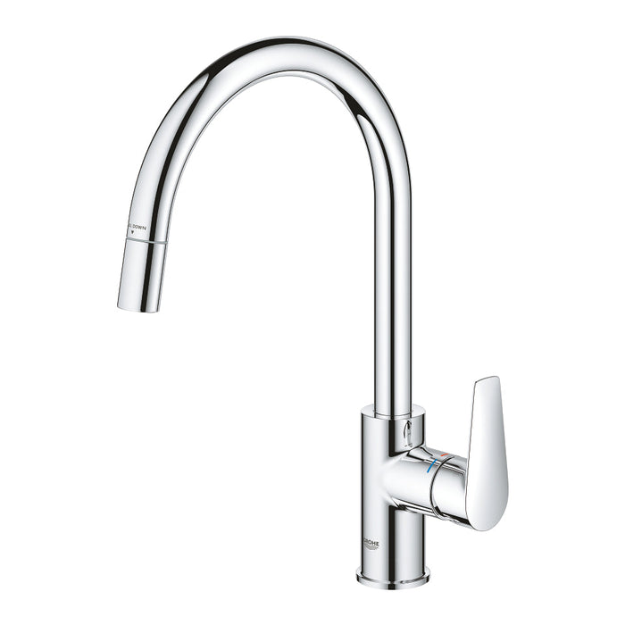 GROHE 30 536 000 BAUEDGE Single-lever Kitchen Sink Faucet Chrome