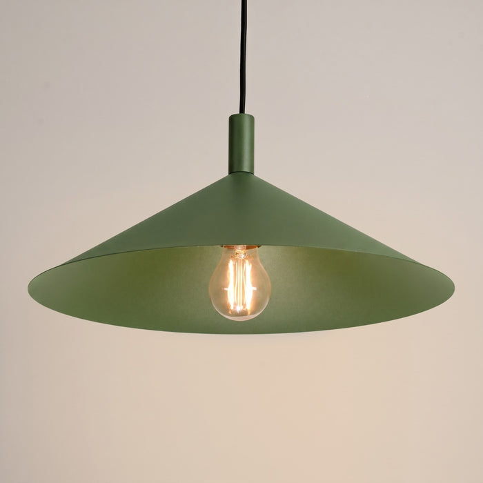 SOLLUX SL.2540 Lámpara colgante NOX 40 verde oliva