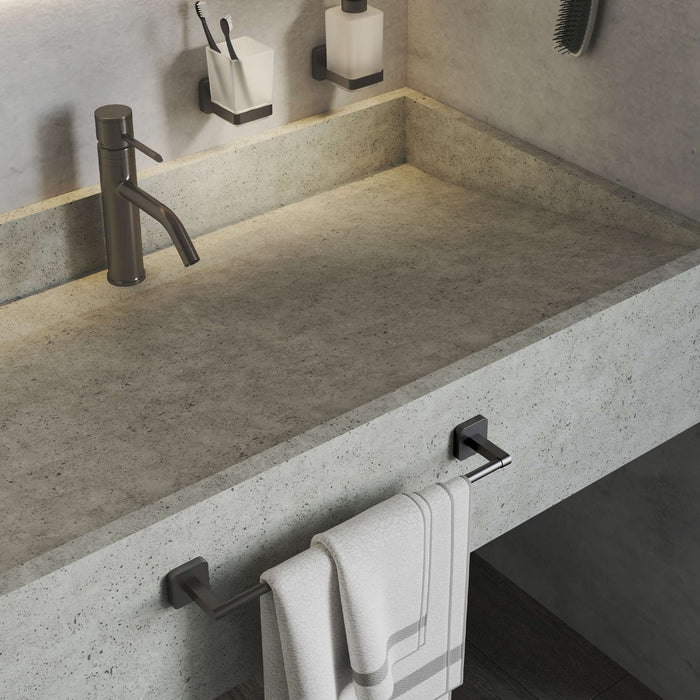 GEDY TO213081100 TONGA Toallero Gun Metal