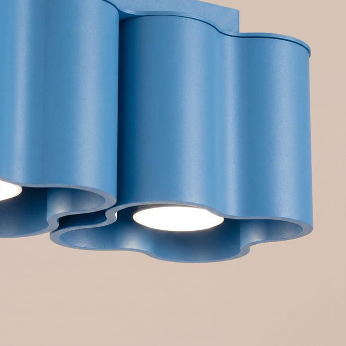 SOLLUX SL.3401 Lámpara De Techo Ovio 2 Azul Celeste Gu10