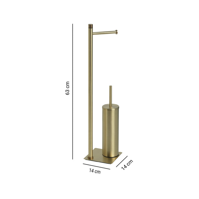 GEDY TR328800000 TRILLY Toallero y Columna De Pie Oro cepillado