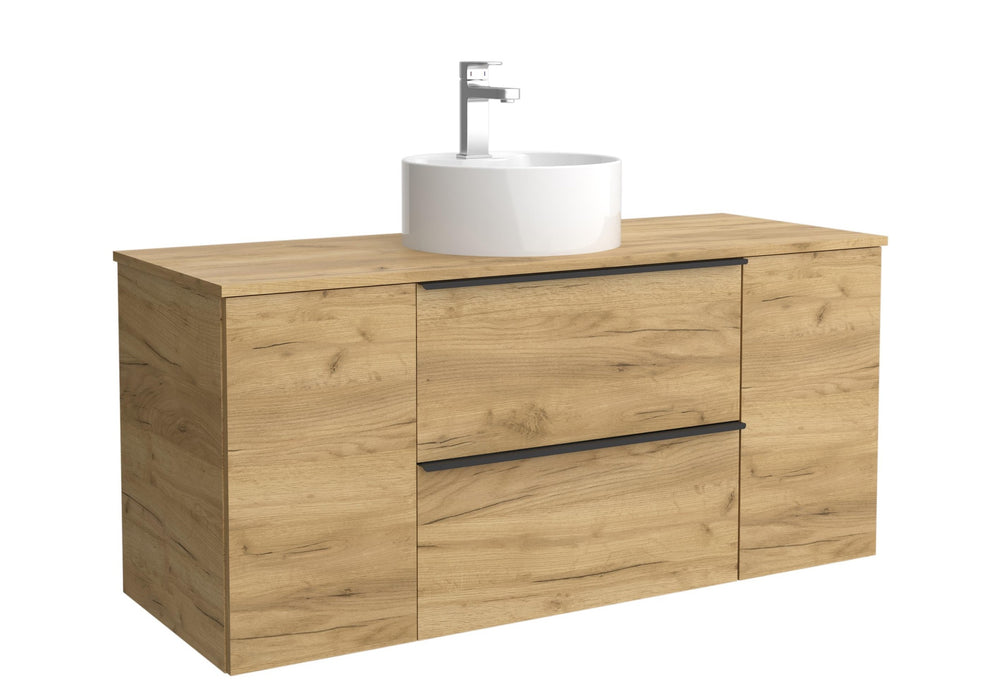 SALGAR 116097 NABUA PLUS Mueble de Baño 1 poza Porcelana 120cm Roble