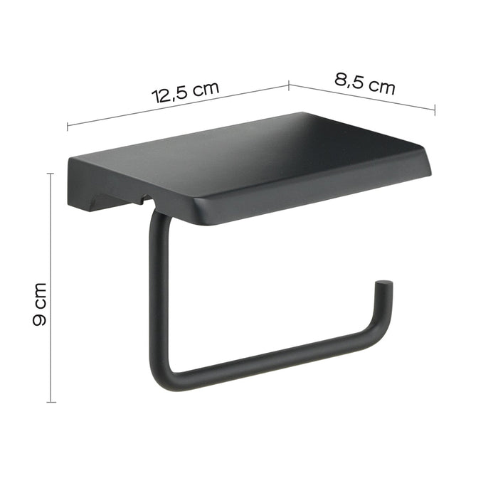 GEDY 20391400000 Toilet Paper Holder With Support Surface