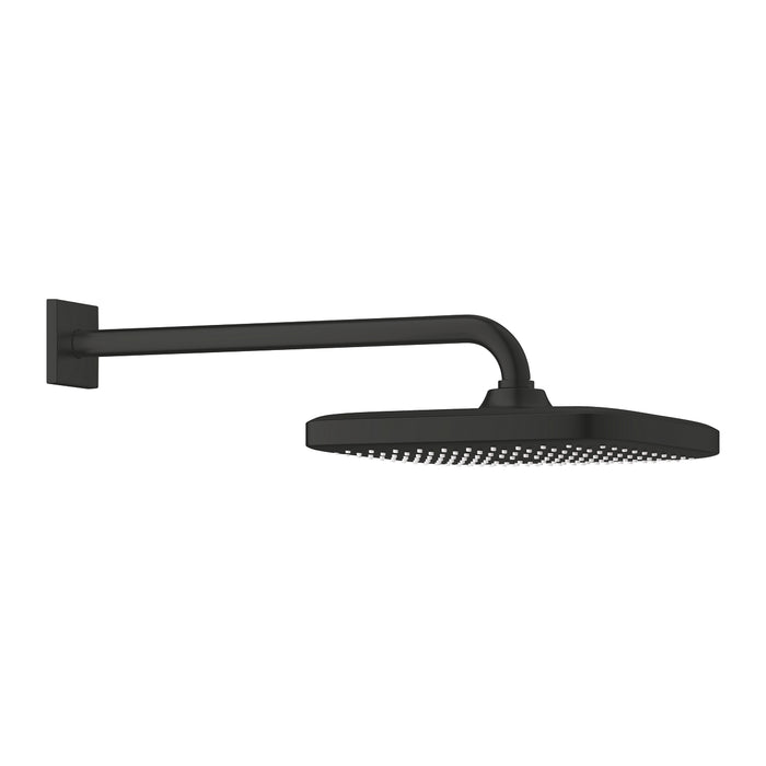 GROHE 26 687 243 TEMPESTA 250 Cube Shower set with 380 mm wall arm, 1 spray Matte Black
