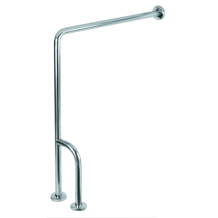 MEDICLINICS BSI020C Barra Pared/Suelo 3 Apoyos Inox Brillo