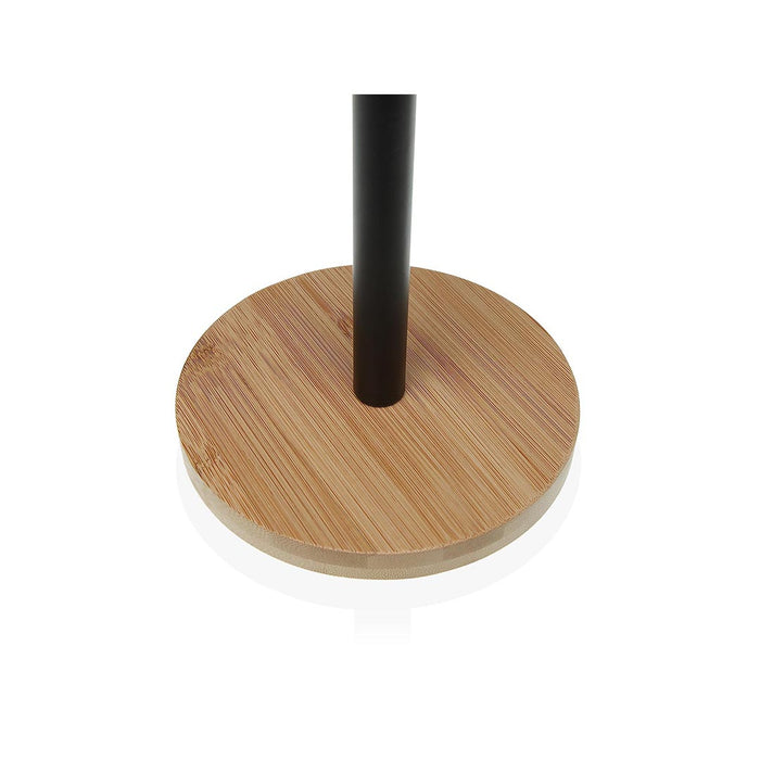 ARCOBAÑ FCPOBAMNE  Portarrollos Bambino Negro + Base Bambu