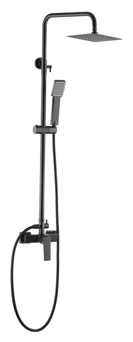 IMEX BDAR025/BGM ART Black Gun Metal Single-Handle Shower Set