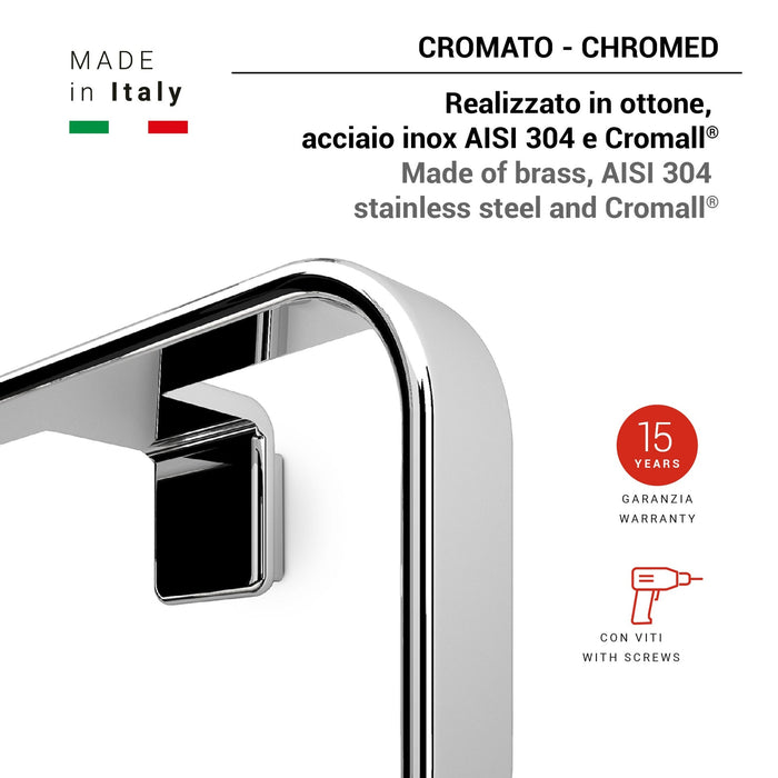 GEDY A9701300000 IL GIGLIO Toallero Argolla Cromo