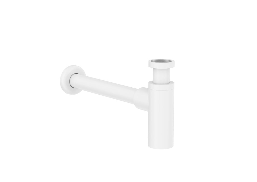 ROCA A5064070B0 AQUA Basic Sifón Mural Cilíndrico de 1 1/4" Lavabo Tubo de 300 Mm Blanco