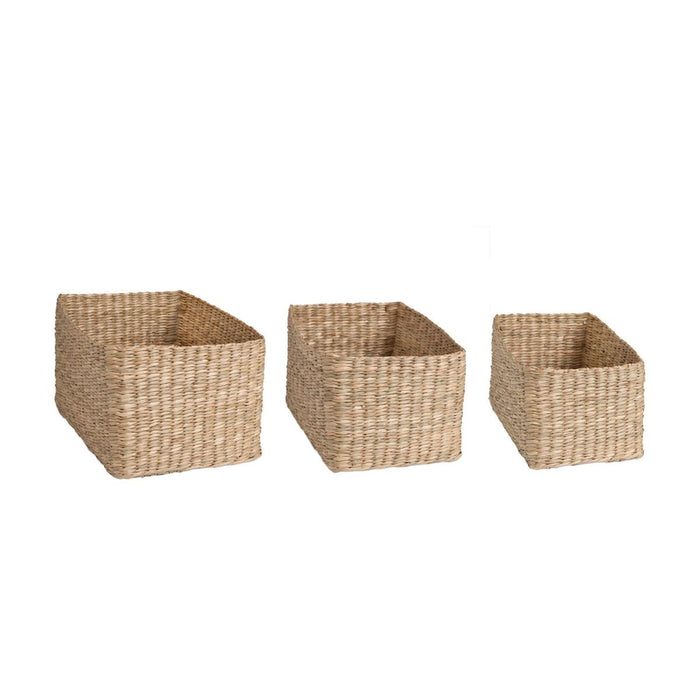 ANDREA HOUSE AX73140 Set de 3 cestas de organización de fibra natural