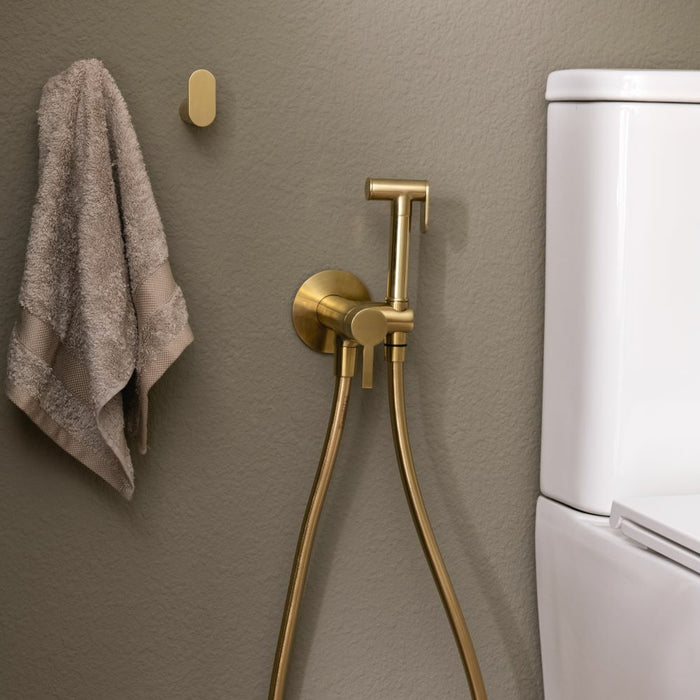 RAMÓN SOLER 9552OC WC Shower for Toilet with Brushed Gold Button