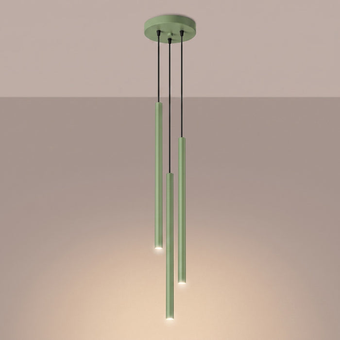 SOLLUX SL.2135 Lámpara colgante PASTELO 3P salvia