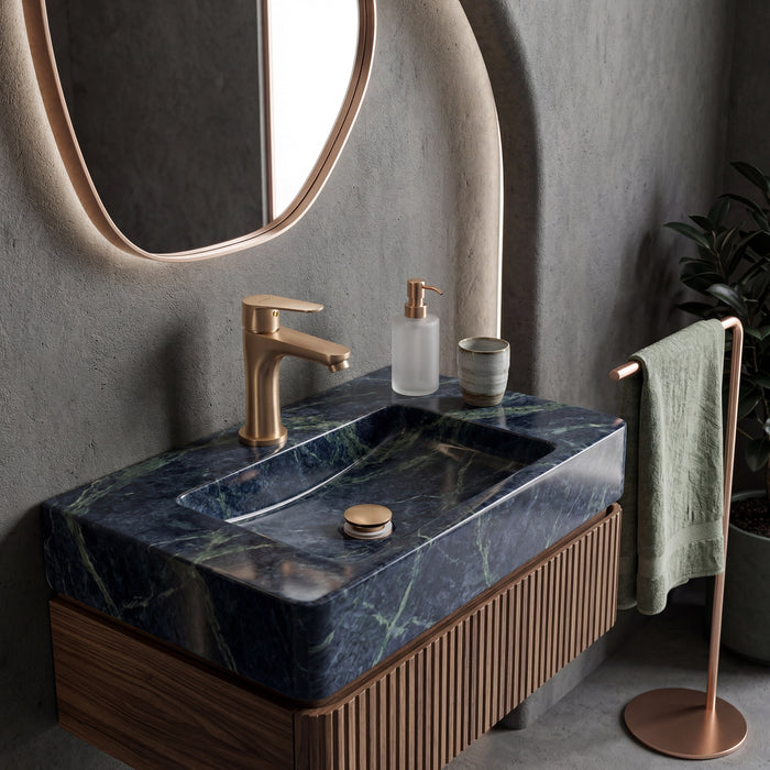 GEDY MXCO0182000 COMO Grifo bajo de lavabo oro rosa