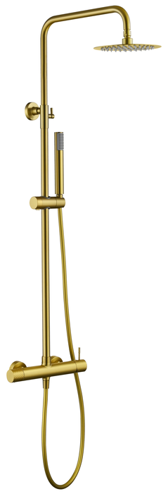 IMEX BDG053/OC GENOVA-PIAMONTE Conjunto De Ducha Monomando Oro Cepillado