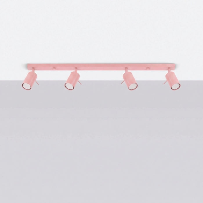 SOLLUX SL.2175 Plafón RING 4L rosa
