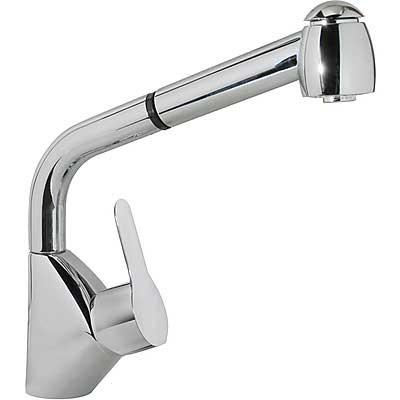 TRES 03944401 BM-TRES Grifo Fregadero Vertical con Ducha Extraíble