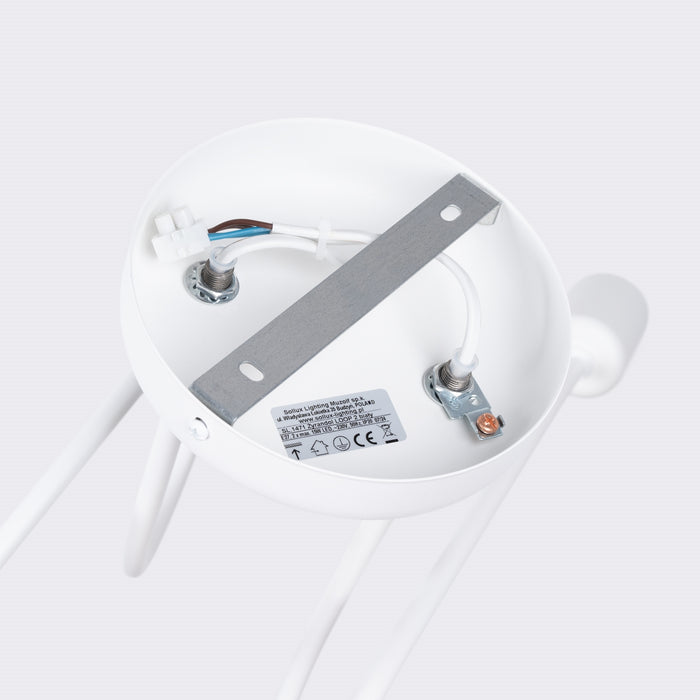 SOLLUX SL.1471 Lámpara LOOP 2 blanca blanco