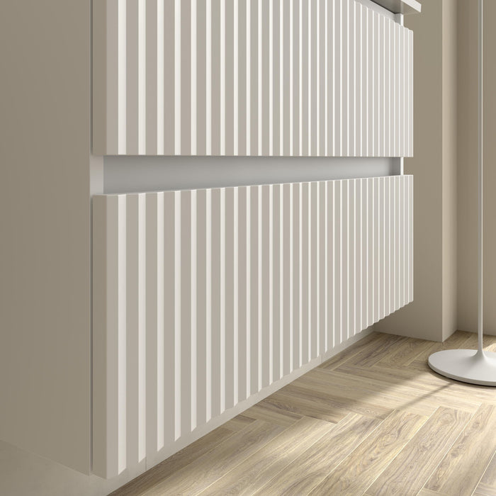 SALGAR 121752 KIRA Mueble+Lavabo VILNA 160cm Blanco Mate