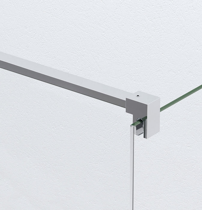 BATHME SANDRA Mampara Ducha Fijo Cromo Brillo Transparente