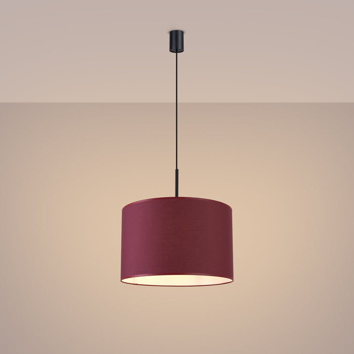 SOLLUX SL.1852 Lámpara colgante NEVIA burdeos burdeos/negro
