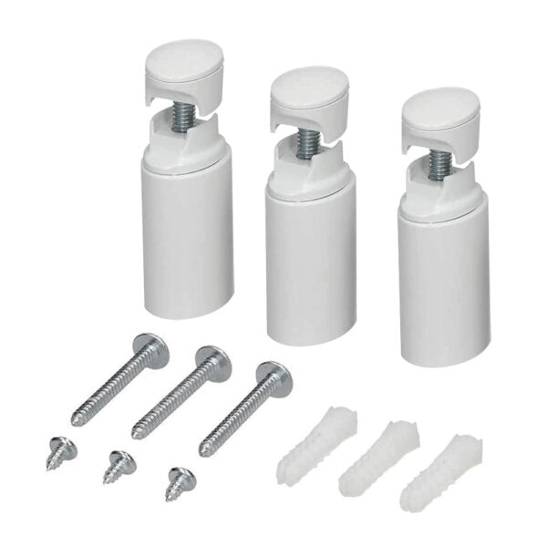 LLAVISAN L305514 Secatoallas Toallero Soportes Blanco Mate