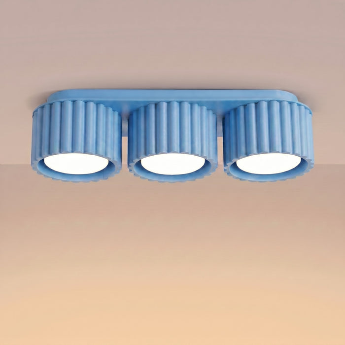 SOLLUX SL.2643 Plafón AURA 3 azur Gx53